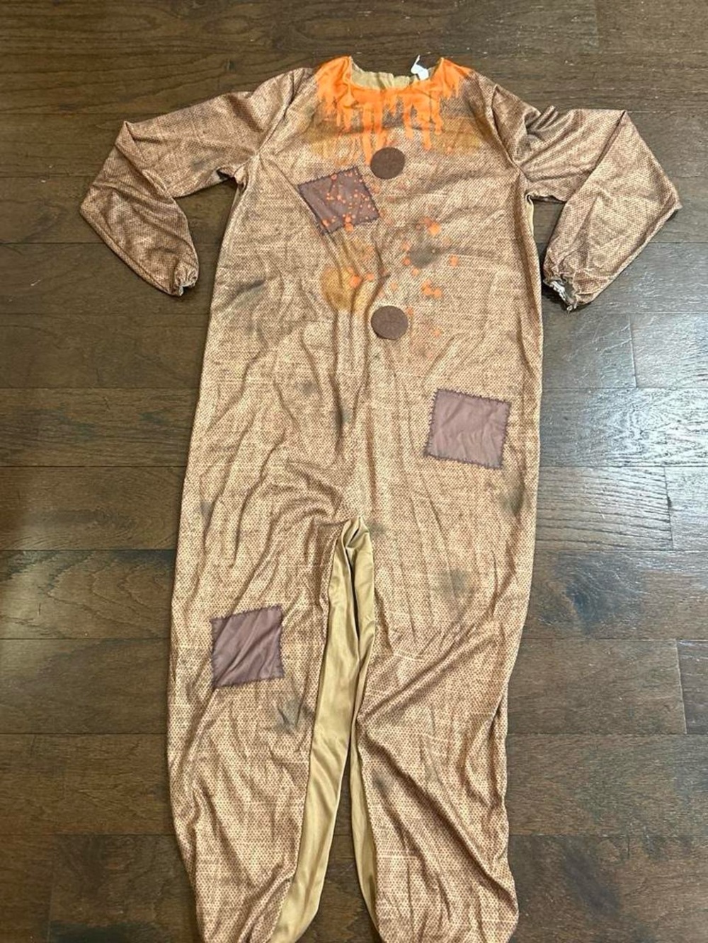 Unbranded Kids Brown Patchwork One-Piece Swim Suit